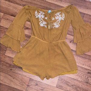 Off the shoulder romper